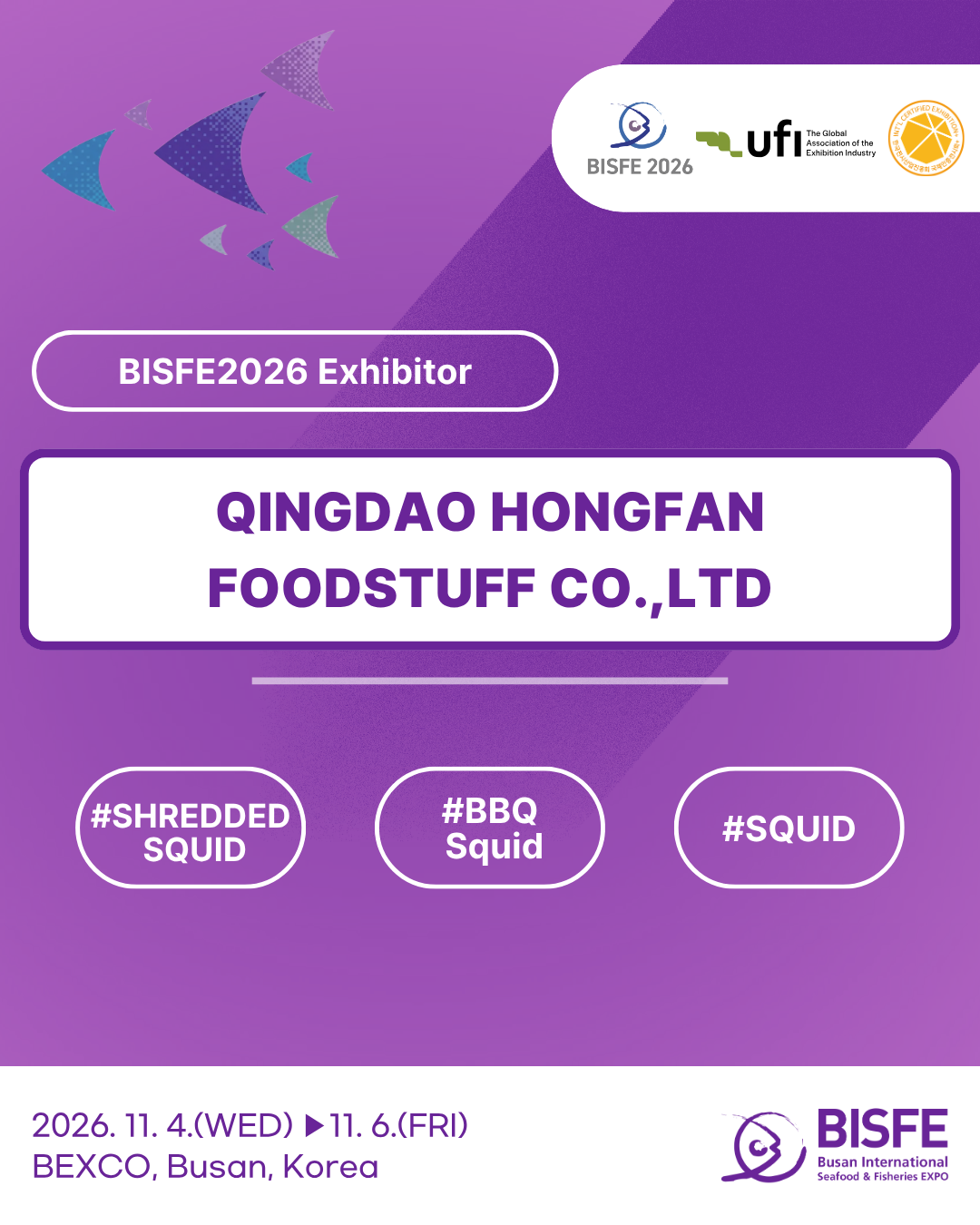 QINGDAO HONGFAN FOODSTUFF CO.,LTD
